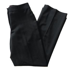 Anne Klein black, red pin stripe dress pants 4